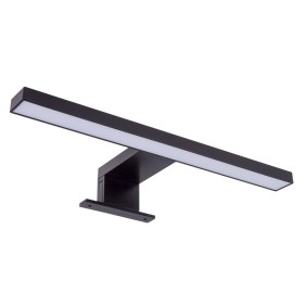 Corp de iluminat Amber Universal cu LED pentru baie, cu montaj pe corp sau pe oglinda, Finisaj Negru