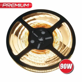 Banda LED 3014 12V DC 90W/5ml IP20 Lumina calda