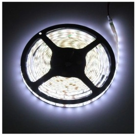 Banda LED PREMIUM 5630, fara gel, 300 LED (60 LED/1m) 80W, IP20, lumina rece