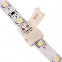 Micro conector fara fire pentru 2 benzi led 8 mm