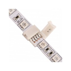 Micro conector fara fire pentru 2 benzi led RGB 10 mm