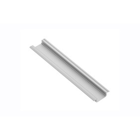 Profil din aluminiu cu difuzor opac pentru Banda LED Glax, 2m, argintiu