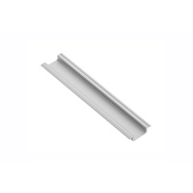 Profil din aluminiu cu difuzor opac pentru Banda LED Glax, 2m, argintiu