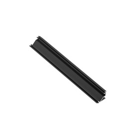 Profil LED Glax de colt cu difuzor opac , 2m, negru mat