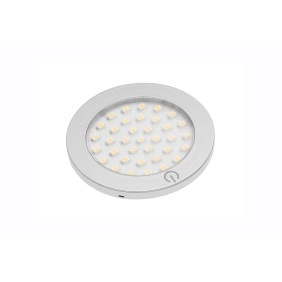 Spot LED Castello cu intrerupator - Montaj Incastrat/Aplicat 12V DC, 2.8W, 36 SMD3825, 180lm , cablu 2m cu miniAMP, IP20