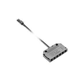 Conector de distributie cu 6 intrari si cablu de 2 m