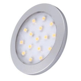 Spot Metalic Orbit cu 16 LED-uri, Finisaj Aluminiu